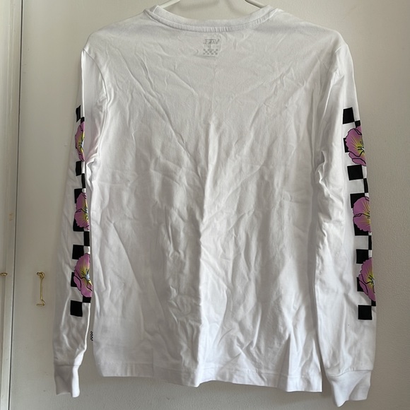 NWOT Vans cotton long-sleeve shirt with floral print - Picture 5 of 6